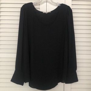 Loft Black Blouse